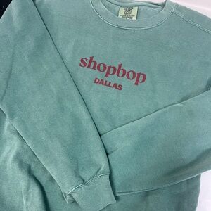 NWOT limited edition Shopbop x Comfort Colors green Small Crewneck Sweatshirt